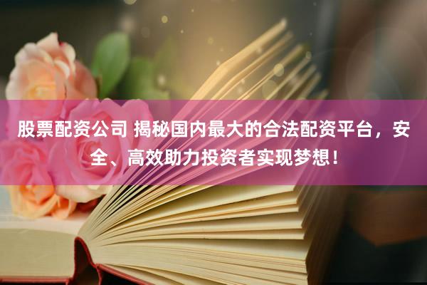 股票配资公司 揭秘国内最大的合法配资平台，安全、高效助力投资者实现梦想！