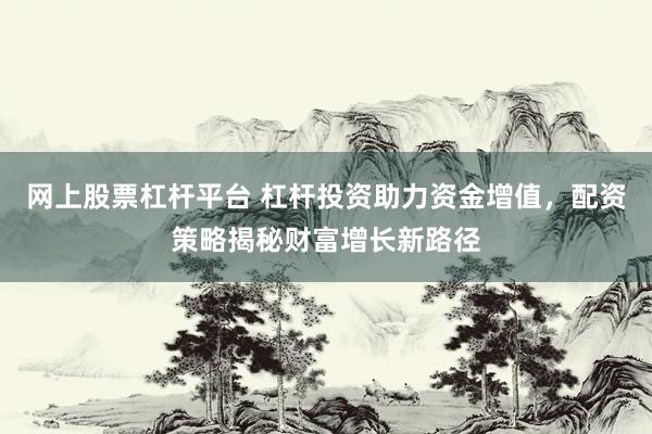 网上股票杠杆平台 杠杆投资助力资金增值，配资策略揭秘财富增长新路径