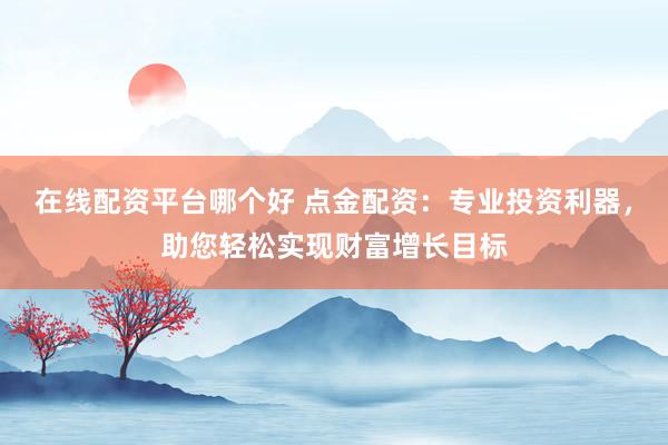 在线配资平台哪个好 点金配资：专业投资利器，助您轻松实现财富增长目标